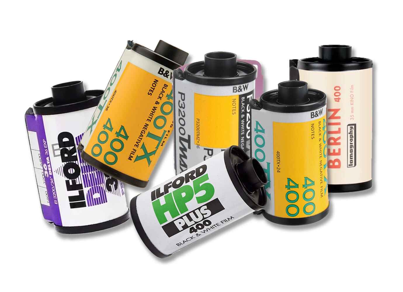 Black and white film developing.