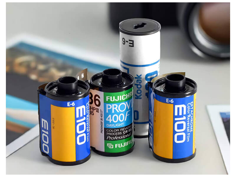 35mm slide film developing (E-6).