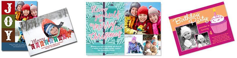 Custom photo holiday cards. Photo cards.