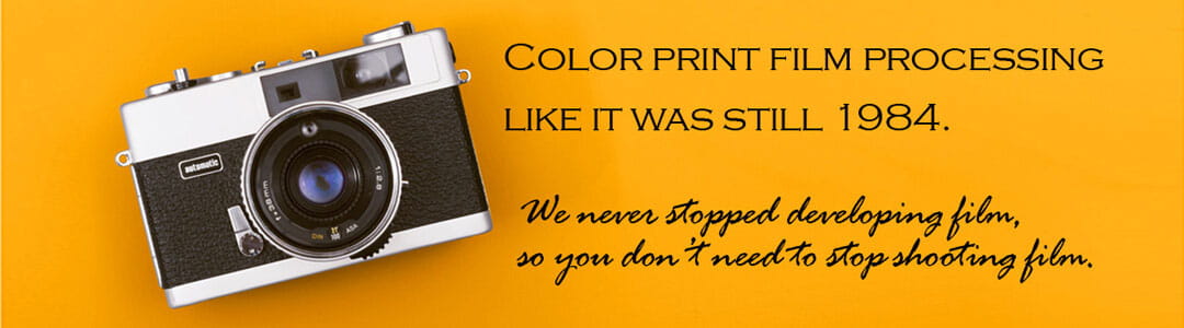 Color print film and camera.